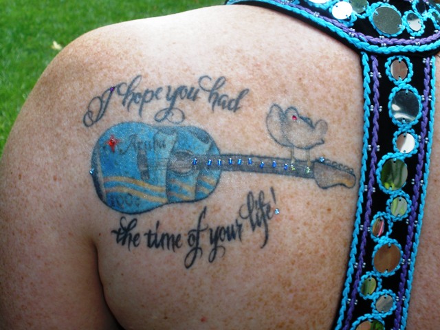 And, the Bedazzled Tattoo. The Beloved did this all by himself.